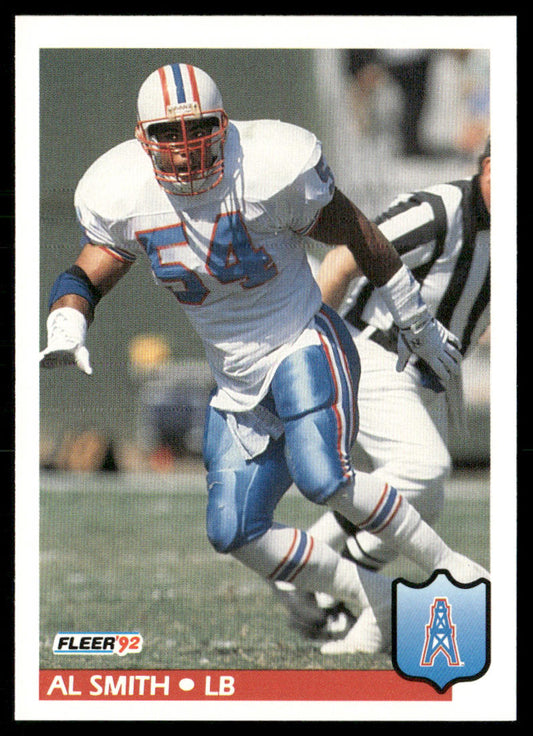 Al Smith 1992 Fleer #155 Houston Oilers