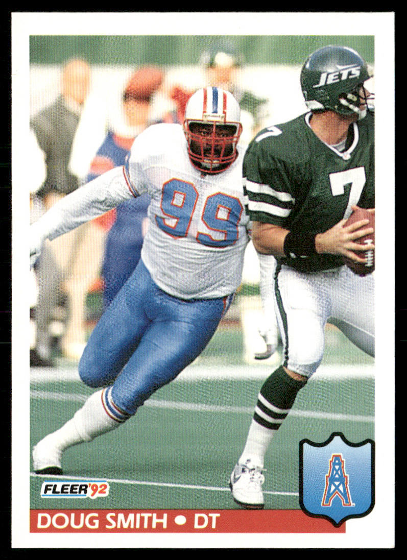 Doug Smith 1992 Fleer #156 Houston Oilers