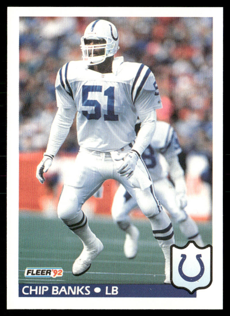 Chip Banks 1992 Fleer #159 Indianapolis Colts