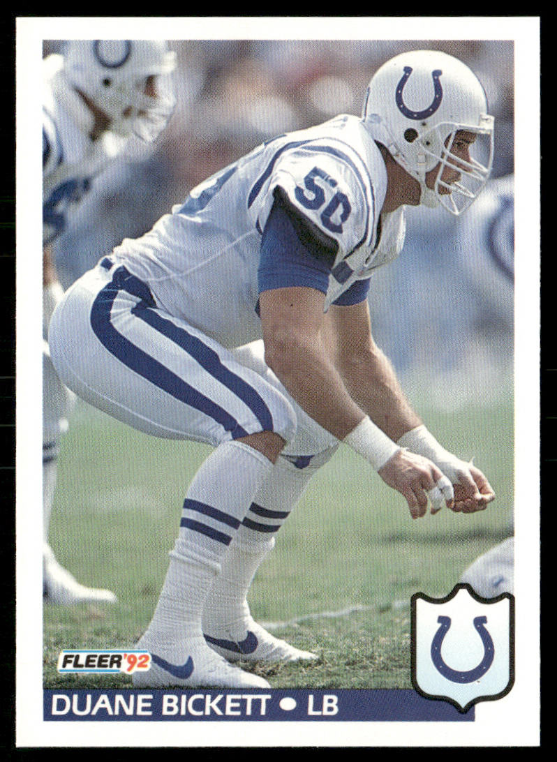 Duane Bickett 1992 Fleer #160 Indianapolis Colts
