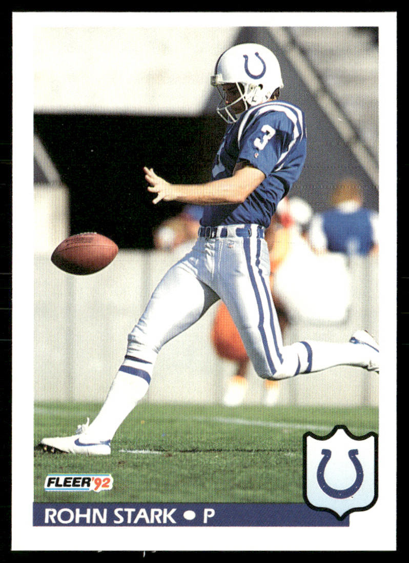 Rohn Stark 1992 Fleer #167 Indianapolis Colts