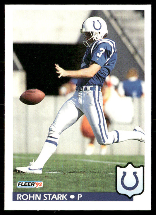 Rohn Stark 1992 Fleer #167 Indianapolis Colts