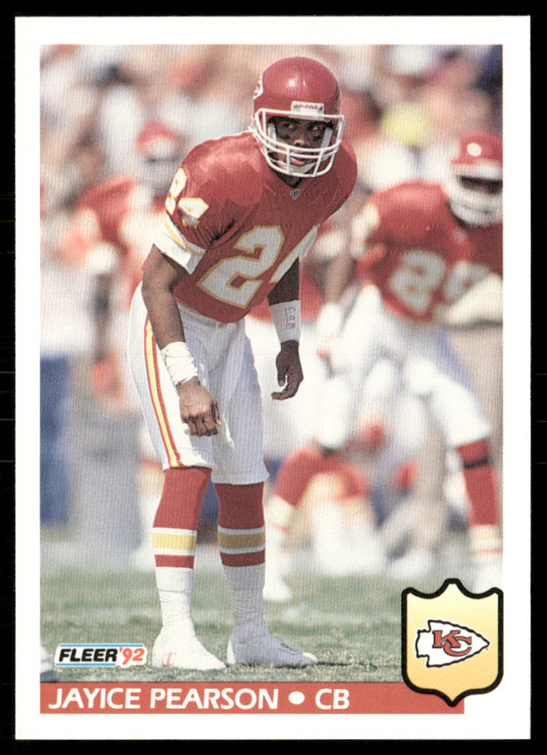 Jayice Pearson 1992 Fleer #178 RC Kansas City Chiefs