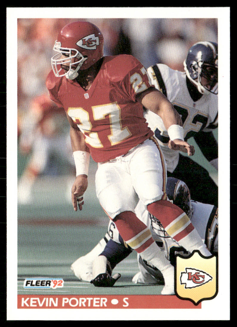 Kevin Porter 1992 Fleer #179 Kansas City Chiefs
