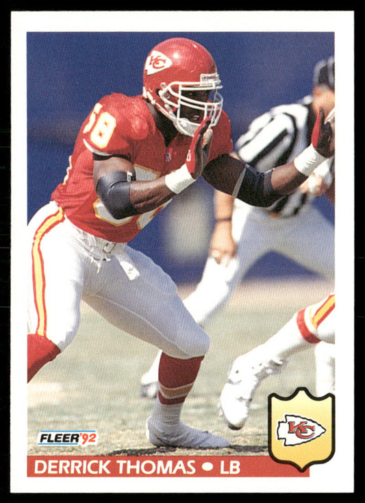 Derrick Thomas 1992 Fleer #184 Kansas City Chiefs