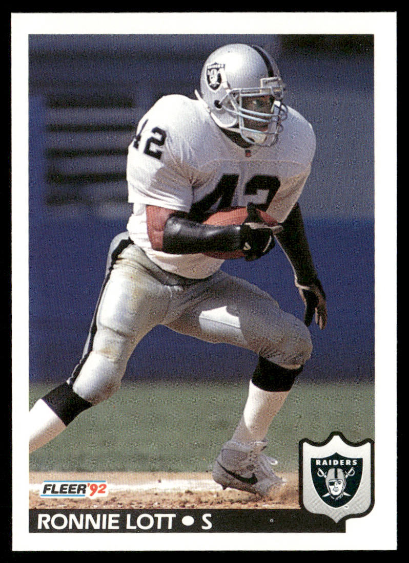Ronnie Lott 1992 Fleer #200 Los Angeles Raiders
