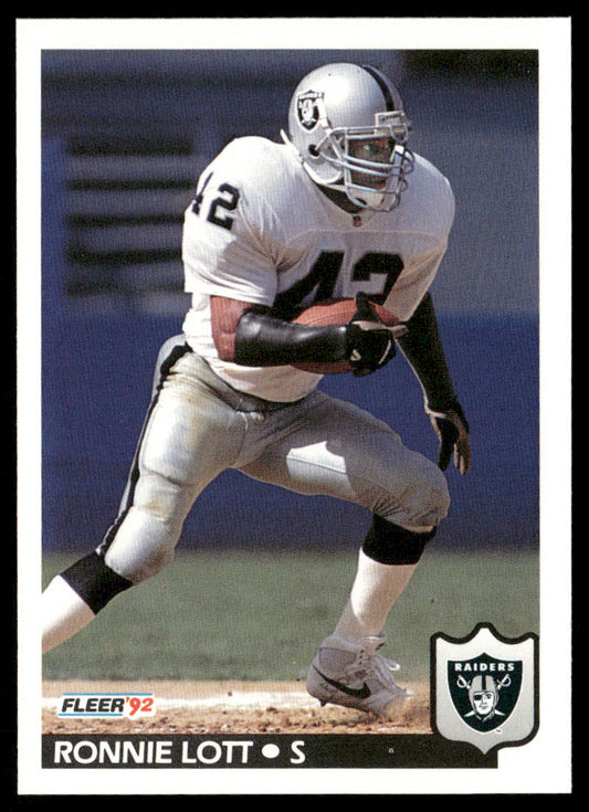 Ronnie Lott 1992 Fleer #200 Los Angeles Raiders