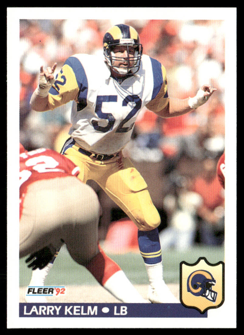 Larry Kelm 1992 Fleer #216 Los Angeles Rams