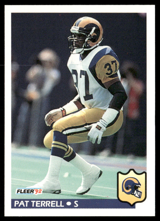 Pat Terrell 1992 Fleer #220 Los Angeles Rams