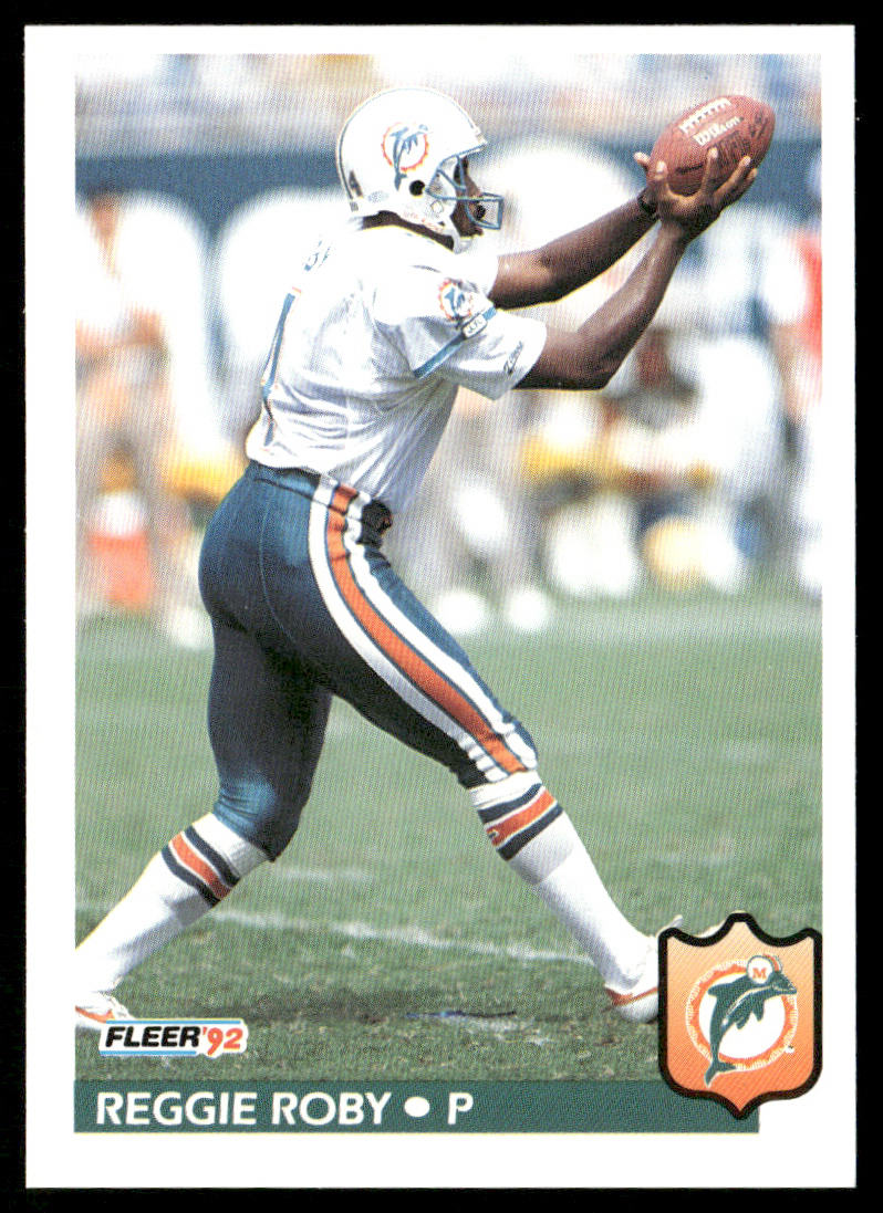 Reggie Roby 1992 Fleer #234 Miami Dolphins