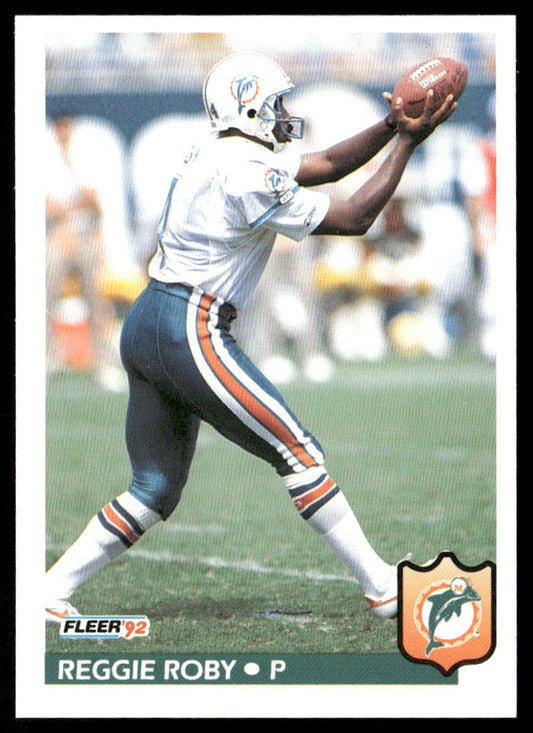 Reggie Roby 1992 Fleer #234 Miami Dolphins