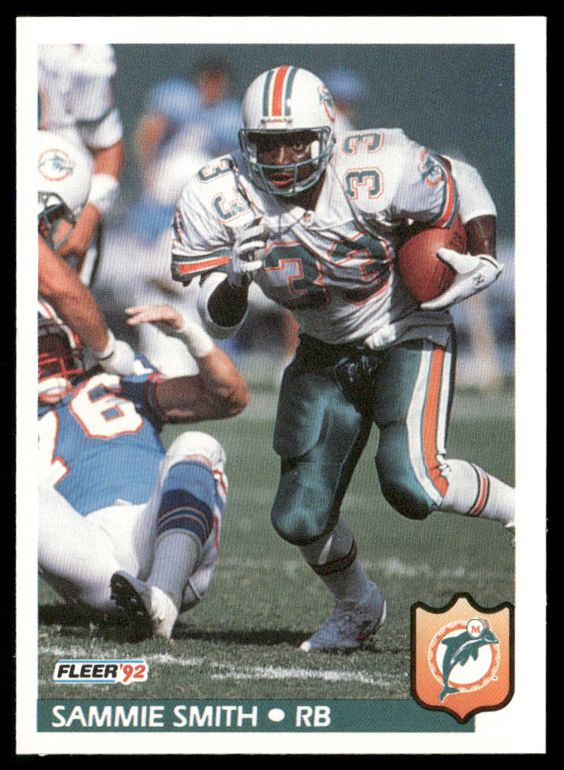 Sammie Smith 1992 Fleer #235 Miami Dolphins