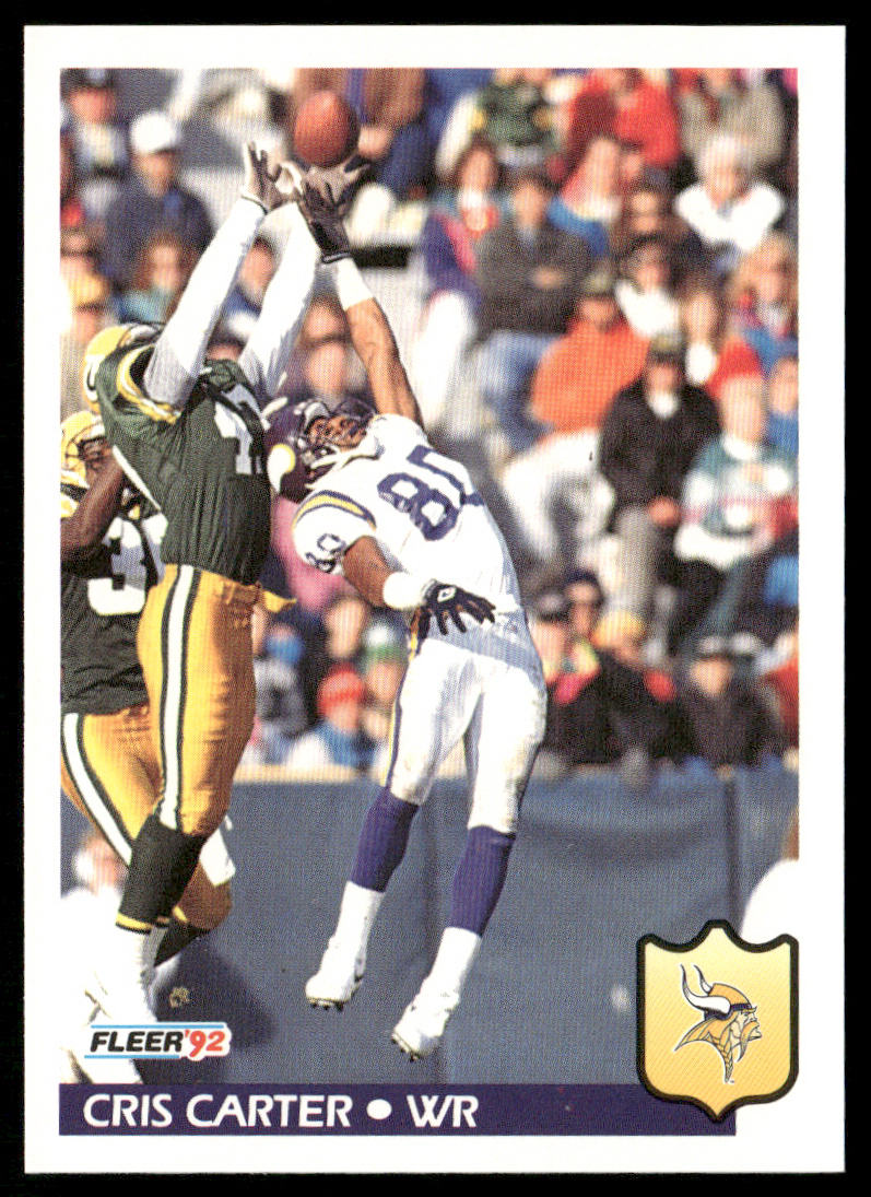 Cris Carter 1992 Fleer #242 Minnesota Vikings