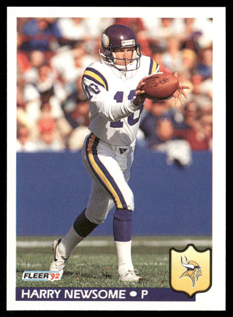 Harry Newsome 1992 Fleer #250 Minnesota Vikings