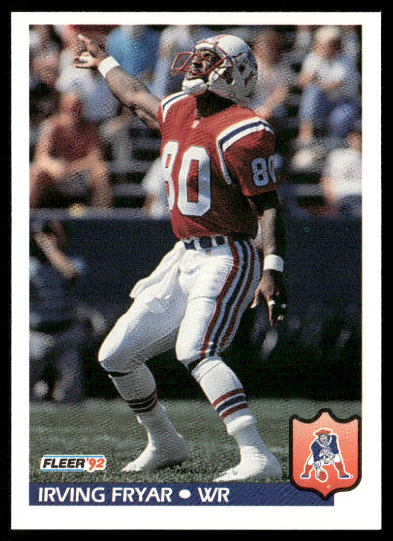 Irving Fryar 1992 Fleer #258 New England Patriots