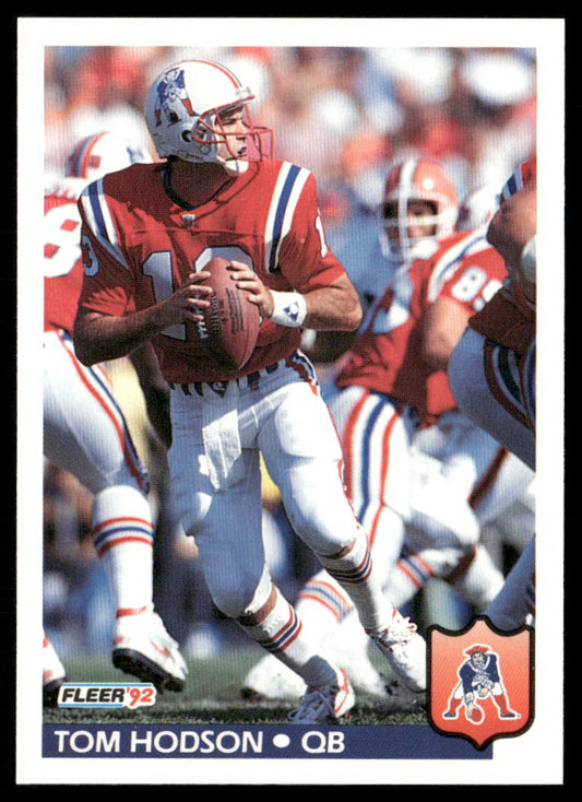 Tom Hodson 1992 Fleer #260 New England Patriots