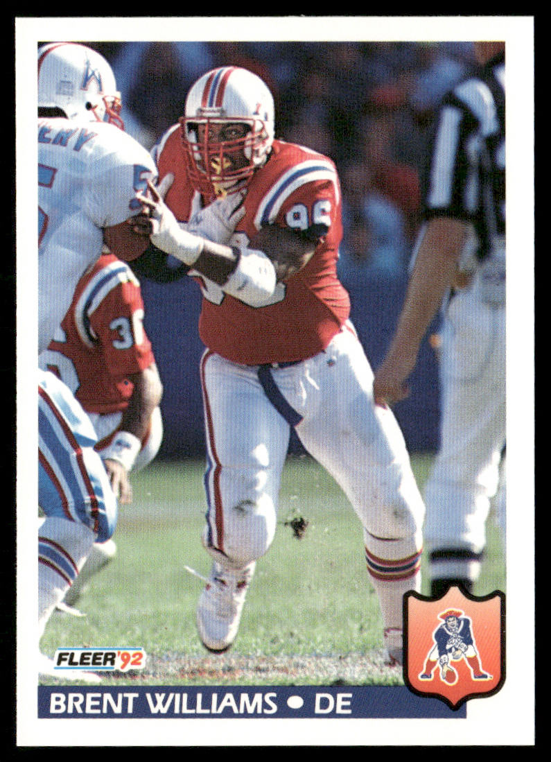 Brent Williams 1992 Fleer #268 New England Patriots