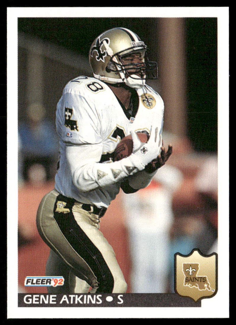 Gene Atkins 1992 Fleer #270 New Orleans Saints