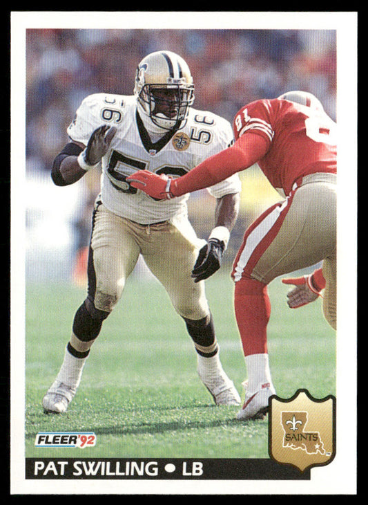 Pat Swilling 1992 Fleer #283 New Orleans Saints