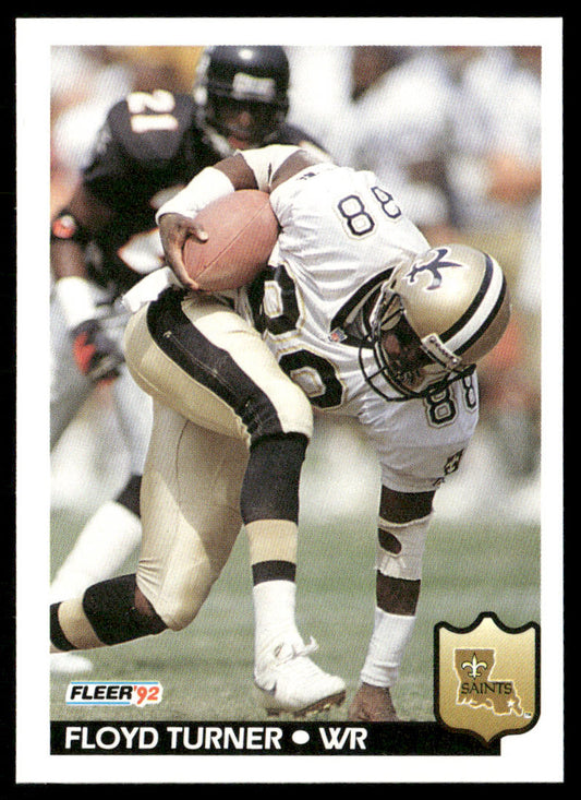 Floyd Turner 1992 Fleer #284 New Orleans Saints