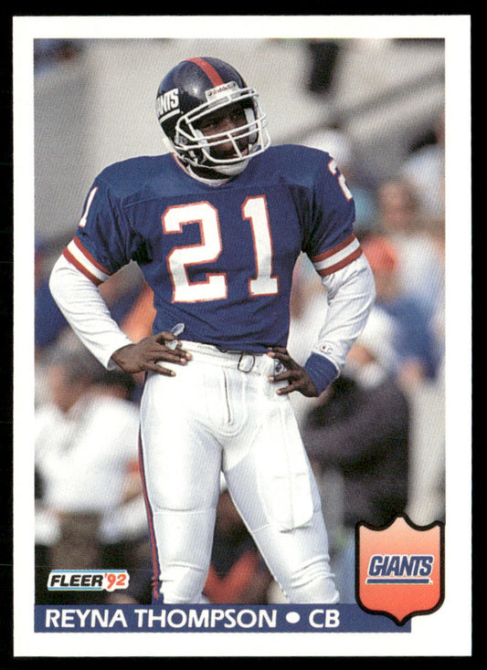 Reyna Thompson 1992 Fleer #301 New York Giants