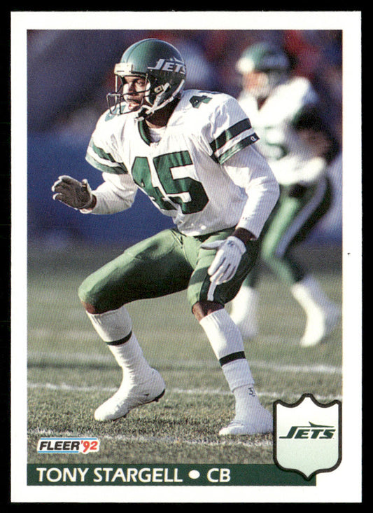 Tony Stargell 1992 Fleer #311 New York Jets