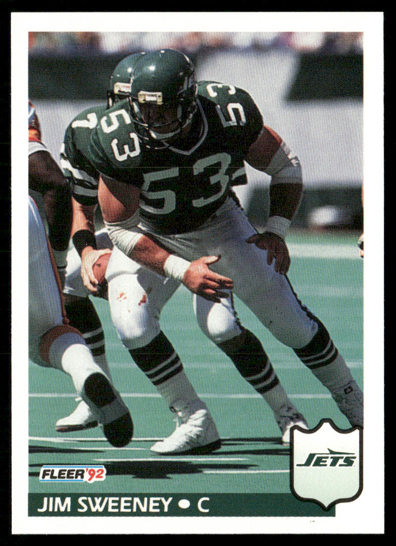 Jim Sweeney 1992 Fleer #312 New York Jets