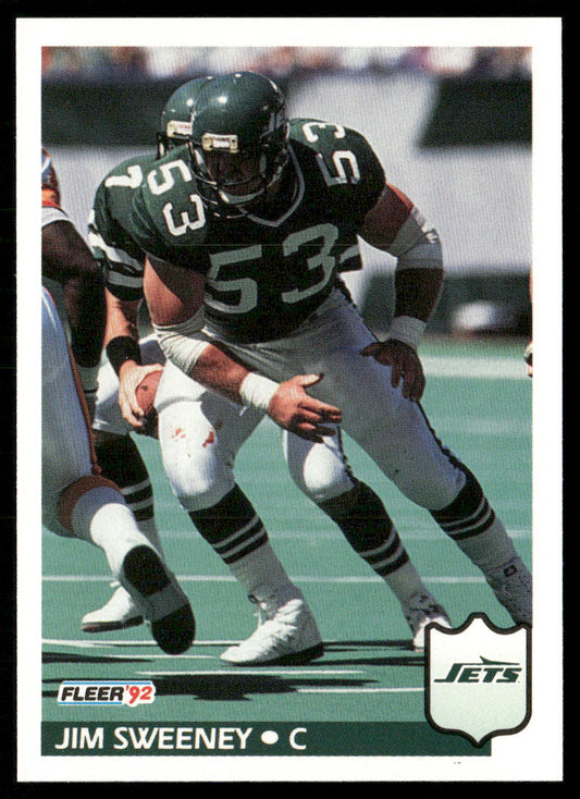 Jim Sweeney 1992 Fleer #312 New York Jets