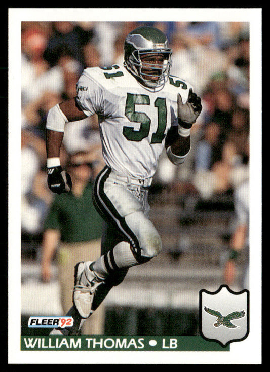 William Thomas 1992 Fleer #326 Philadelphia Eagles