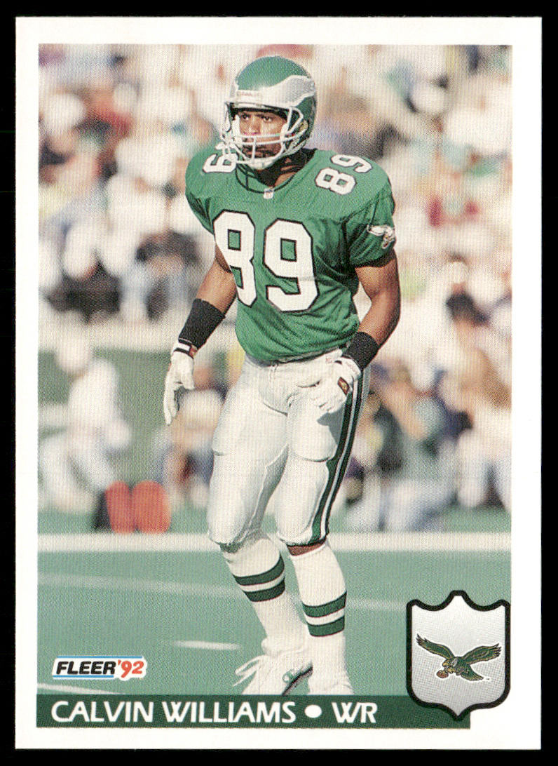 Calvin Williams 1992 Fleer #328 Philadelphia Eagles
