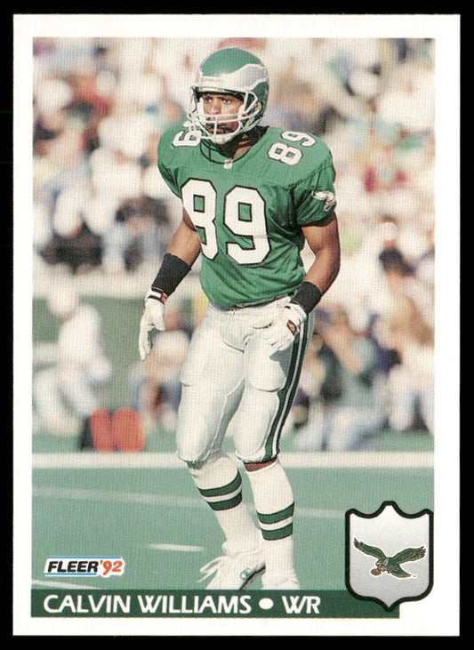 Calvin Williams 1992 Fleer #328 Philadelphia Eagles
