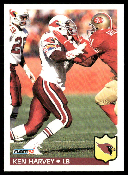 Ken Harvey 1992 Fleer #330 Phoenix Cardinals