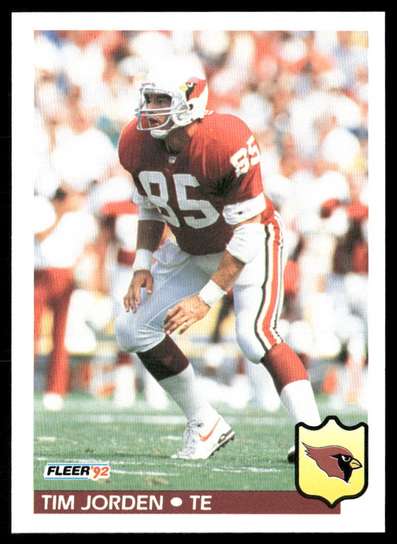 Tim Jorden 1992 Fleer #334 Phoenix Cardinals