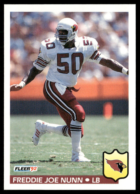 Freddie Joe Nunn 1992 Fleer #336 Phoenix Cardinals