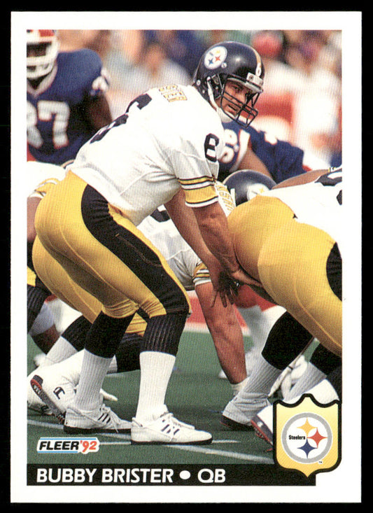 Bubby Brister 1992 Fleer #341 Pittsburgh Steelers