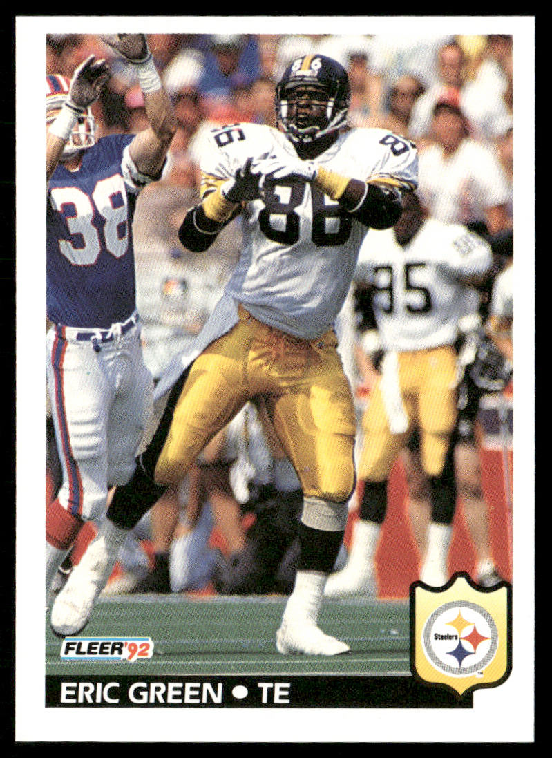 Eric Green 1992 Fleer #344 Pittsburgh Steelers