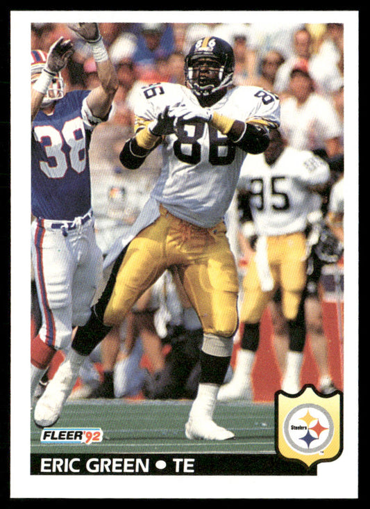 Eric Green 1992 Fleer #344 Pittsburgh Steelers