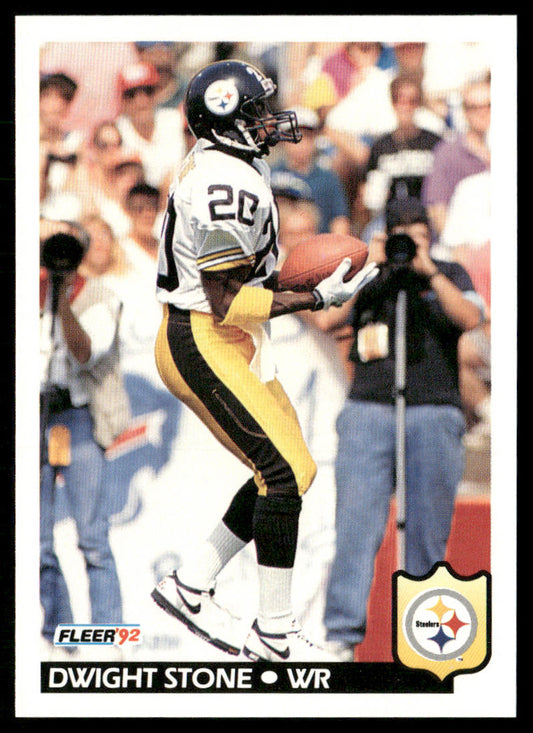 Dwight Stone 1992 Fleer #352 Pittsburgh Steelers