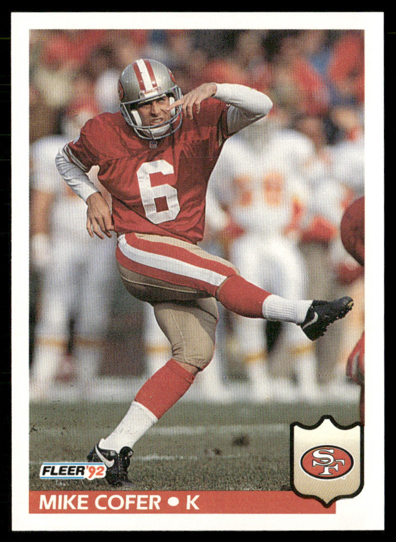 Mike Cofer 1992 Fleer #375 San Francisco 49ers