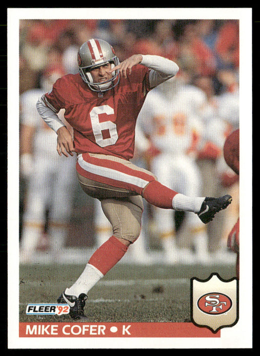 Mike Cofer 1992 Fleer #375 San Francisco 49ers