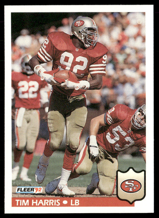Tim Harris 1992 Fleer #379 San Francisco 49ers
