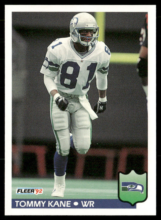 Tommy Kane 1992 Fleer #392 Seattle Seahawks