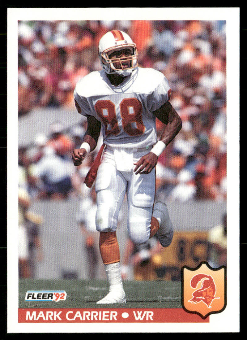 Mark Carrier 1992 Fleer #402 Tampa Bay Buccaneers