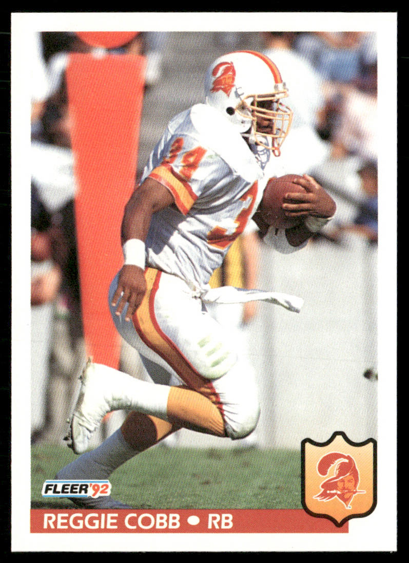 Reggie Cobb 1992 Fleer #403 Tampa Bay Buccaneers