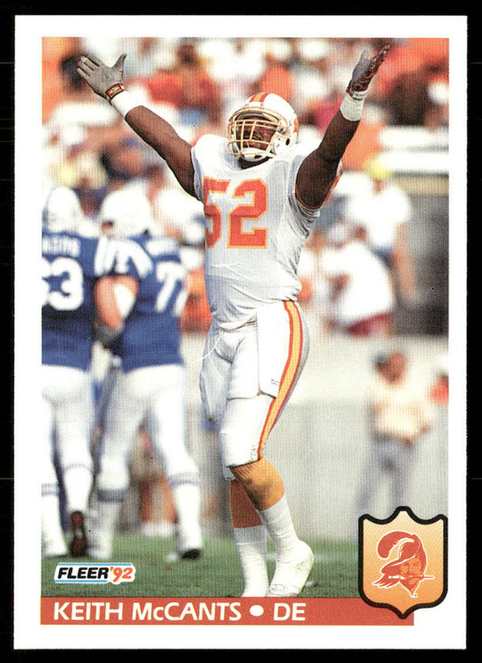 Keith McCants 1992 Fleer #406 Tampa Bay Buccaneers