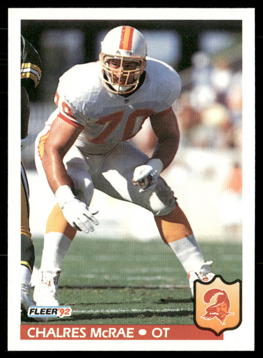 Charles McRae 1992 Fleer #407 Tampa Bay Buccaneers