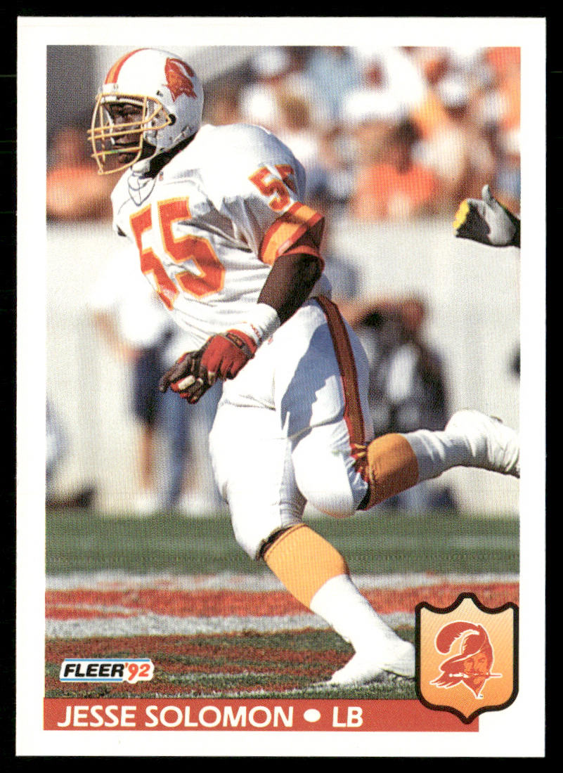 Jesse Solomon 1992 Fleer #409 Tampa Bay Buccaneers