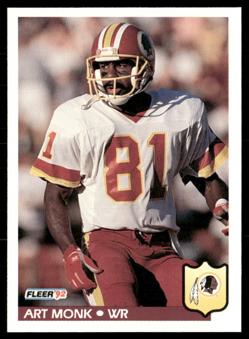 Art Monk 1992 Fleer #427 Washington Redskins