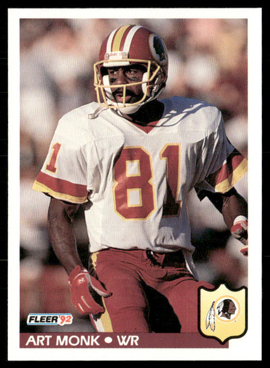 Art Monk 1992 Fleer #427 Washington Redskins
