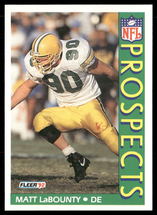 Matt LaBounty 1992 Fleer #440 RC Oregon Ducks